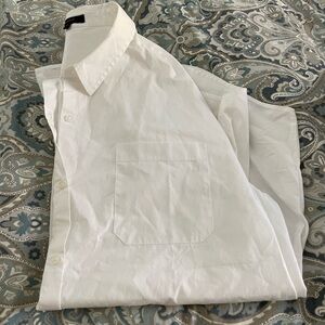 Quince white button down shirt - size Large.